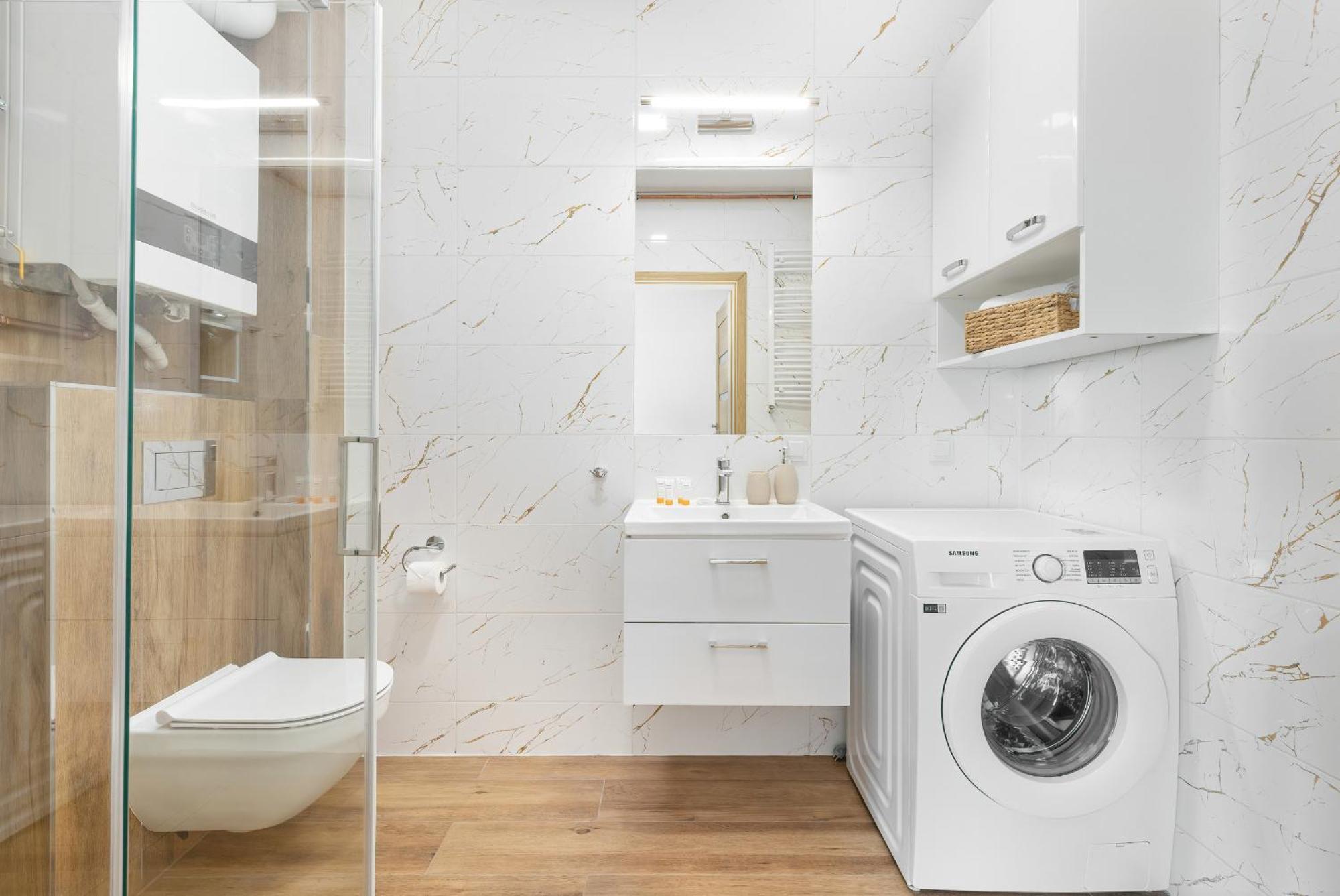 Nadmorski Apartament Z Parkingiem W Ustroniu Morskim By Noclegi Renters ウストロニエ・モルスキエ エクステリア 写真