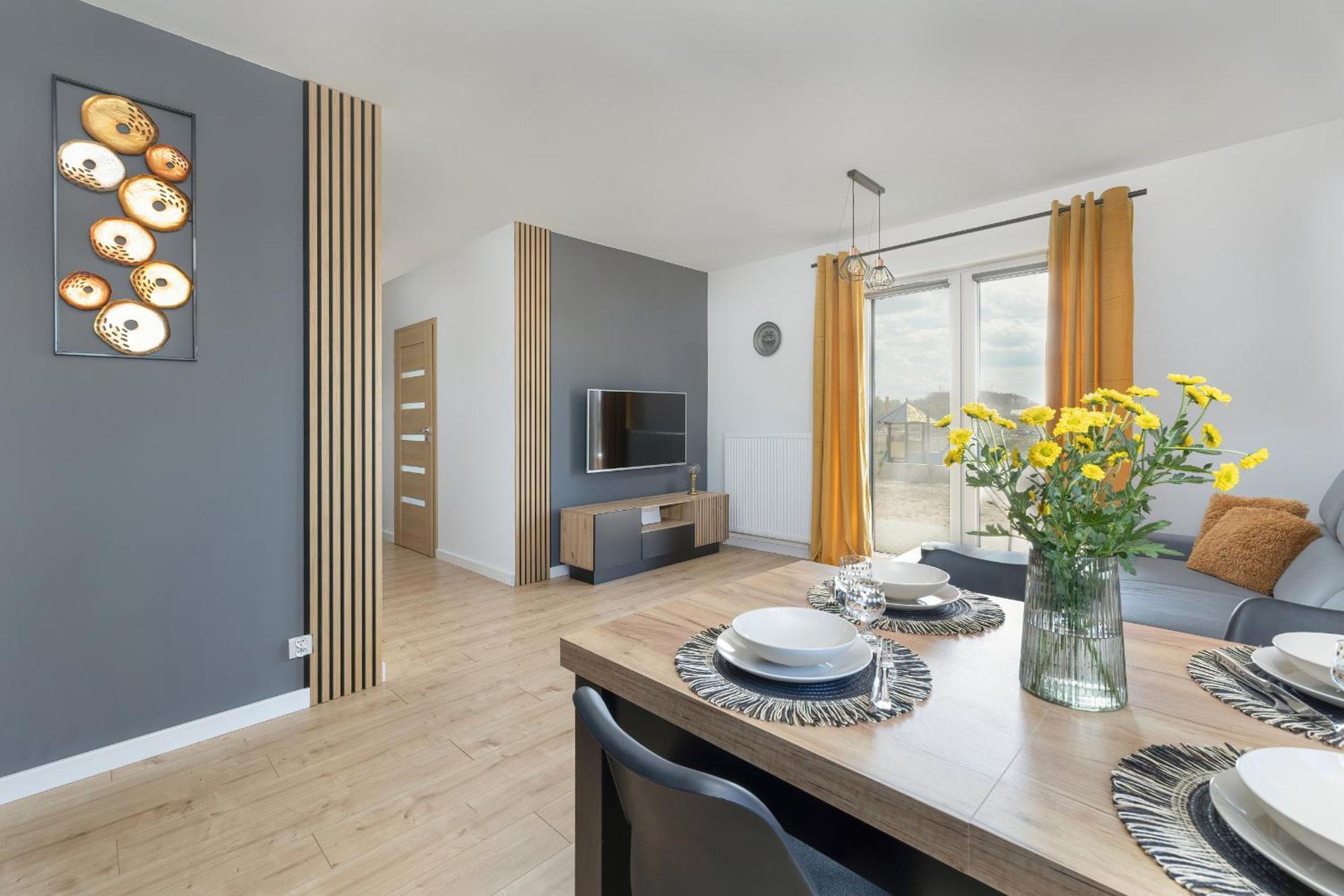 Nadmorski Apartament Z Parkingiem W Ustroniu Morskim By Noclegi Renters ウストロニエ・モルスキエ エクステリア 写真